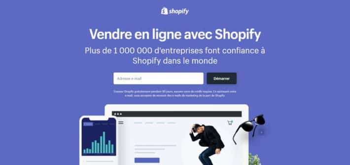 Créer un compte Shopify