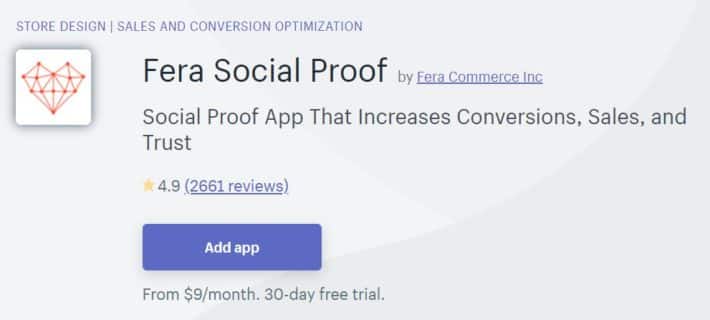 Fera Social Proof