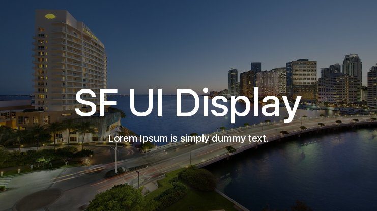 SF UI Display