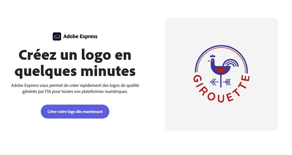 Logo gratuit Adobe Express