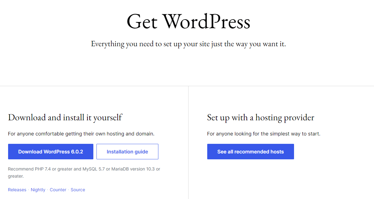 WordPress, Wix ou SquareSpace utilisation