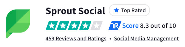 Avis Sprout Social sur TrustRadius : 8.3/10
