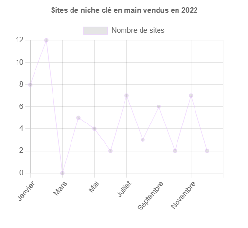 Ventes de sites de niche clé en main en 2022