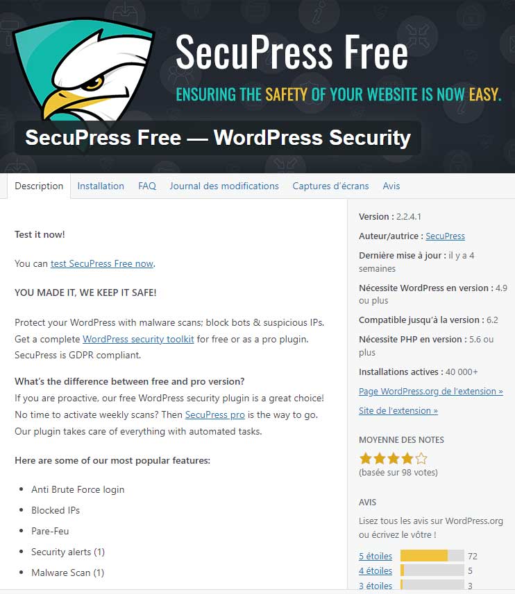 SecuPress WordPress
