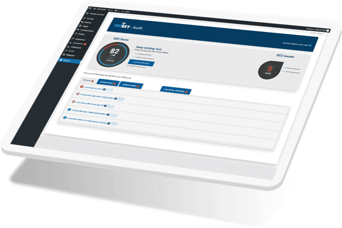 SEOKEY - Un excellent plugin SEO pour optimiser WordPress