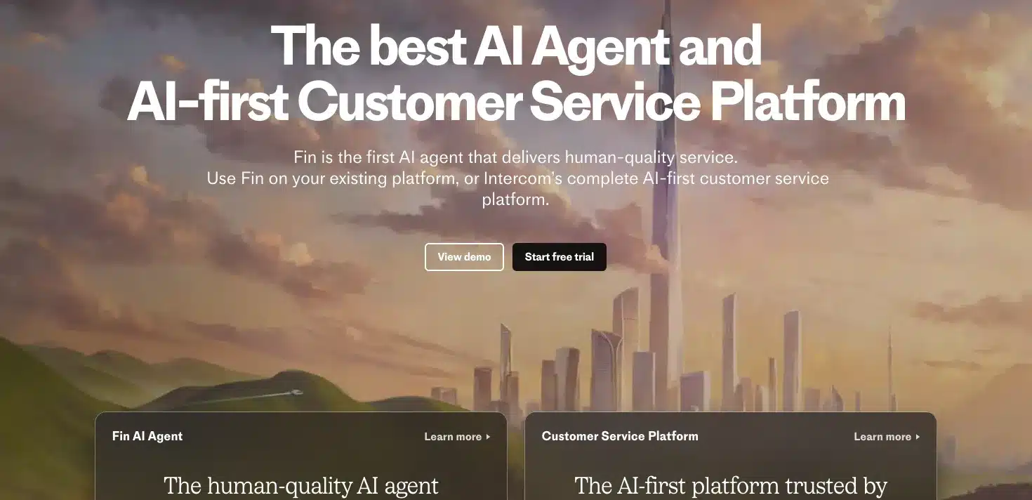 Chatbot IA Intercom