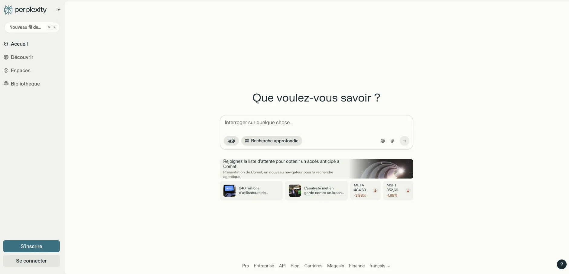 Chatbot IA Perplexity