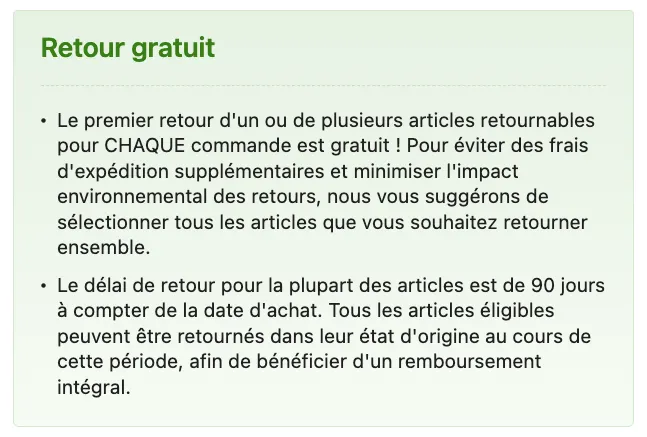 Dropshipping Temu gestion des retours