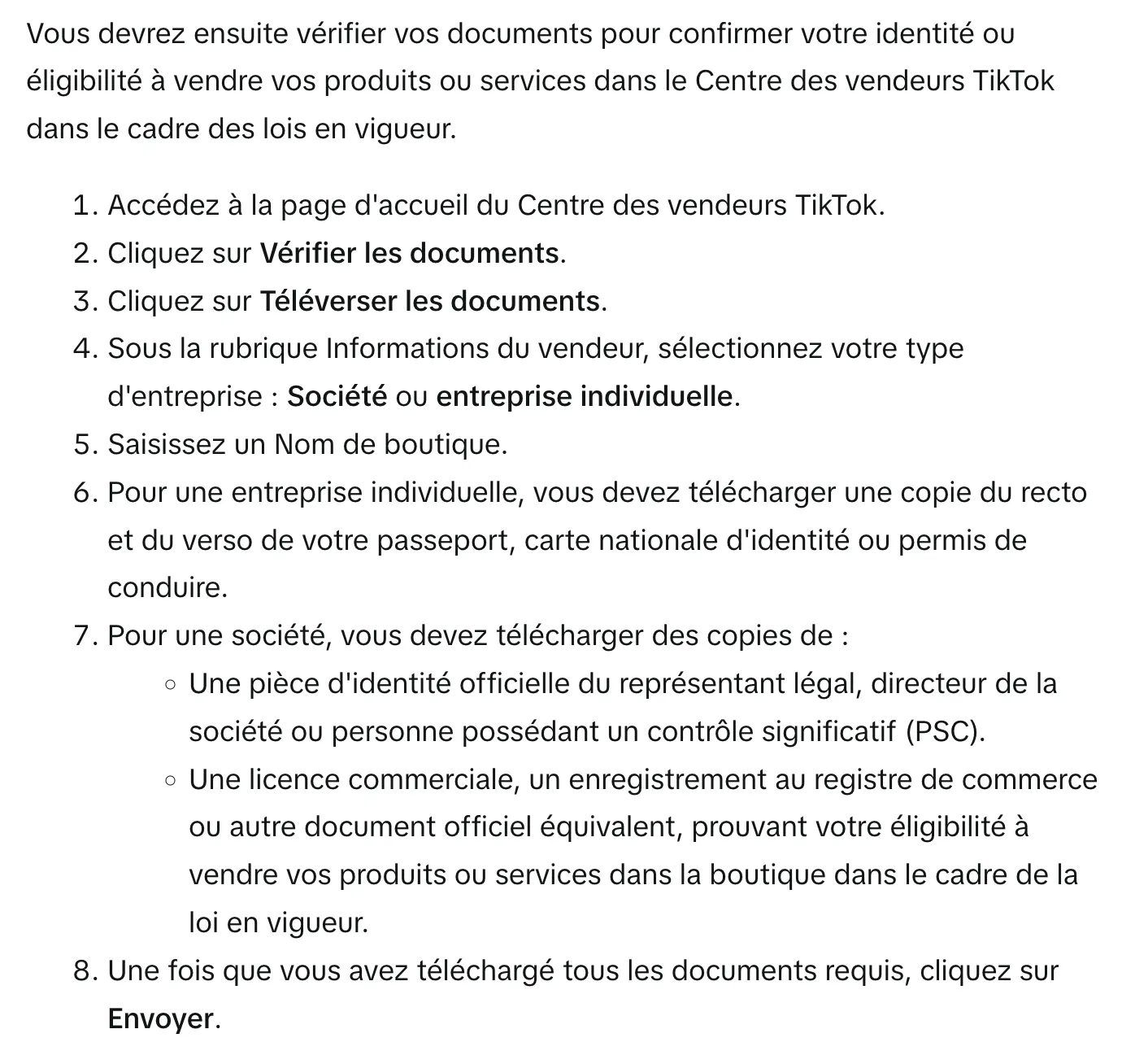 TikTok Shop identité