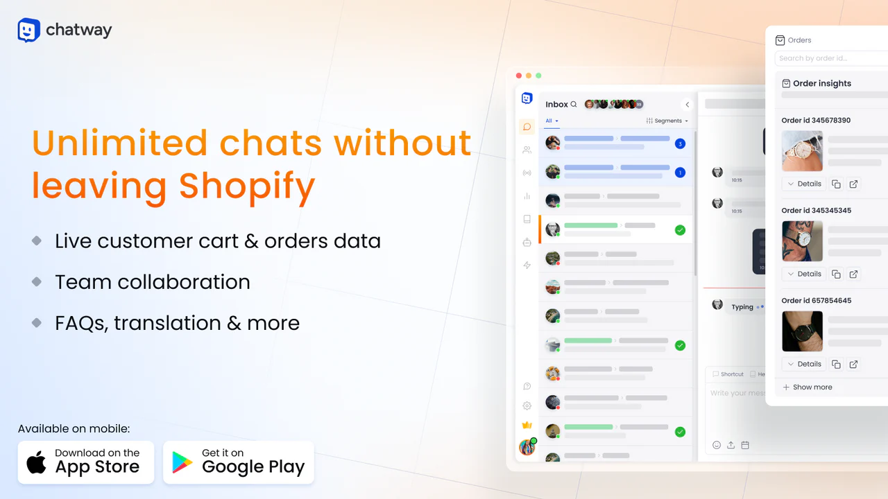 App dropshipping gratuit Chatway