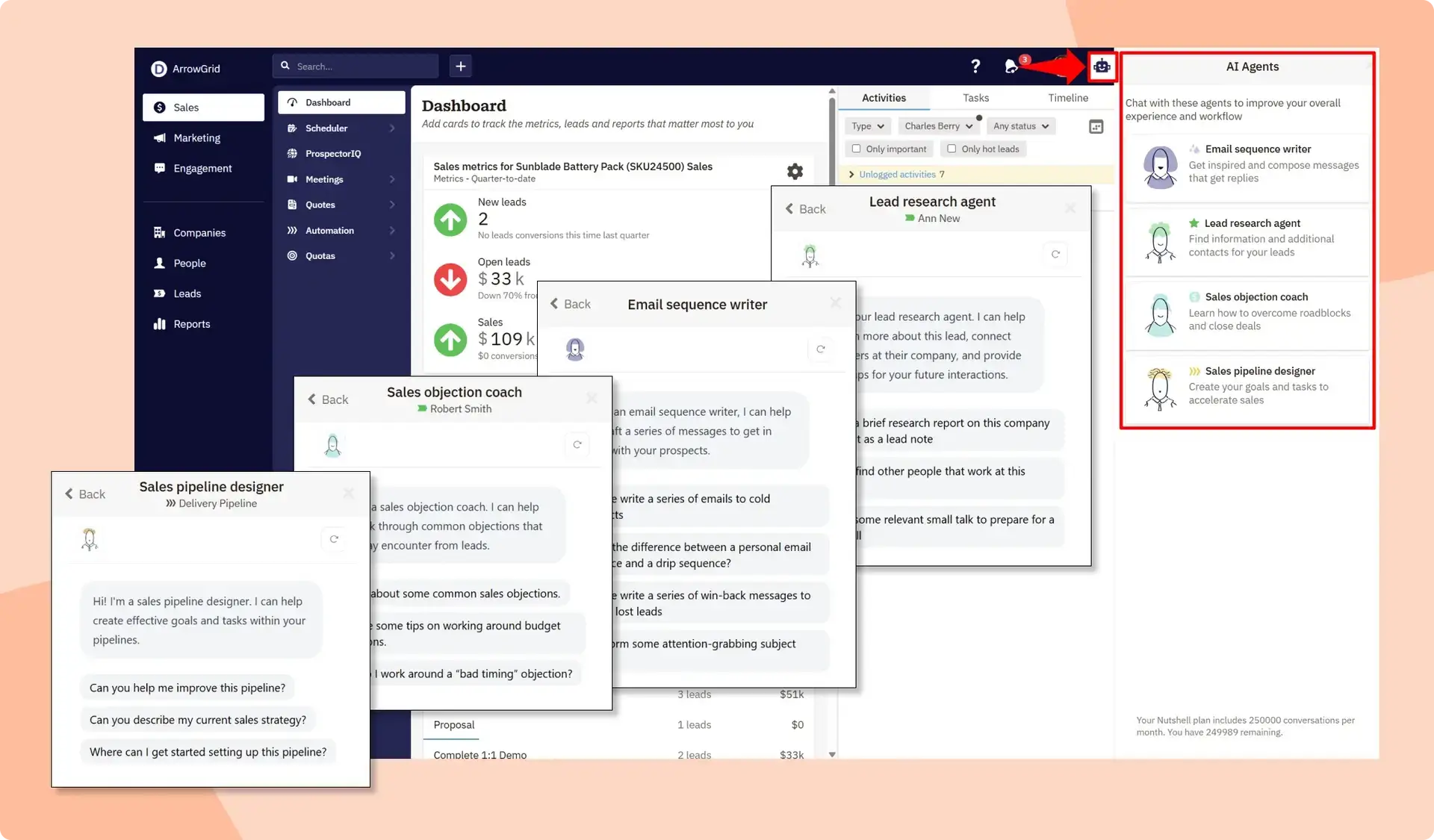 Nutshell CRM - Agents IA