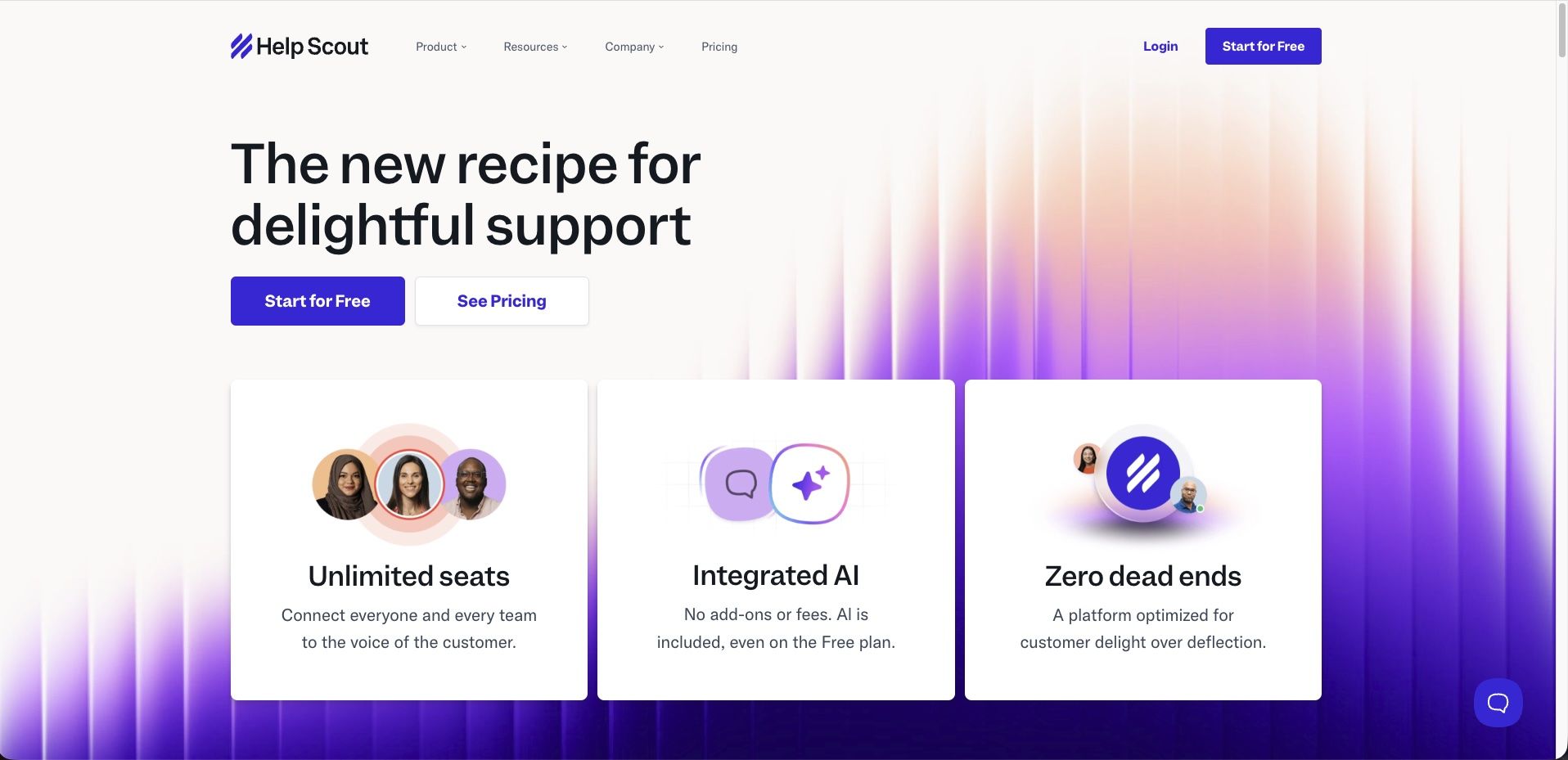 Logiciel de live chat Help Scout