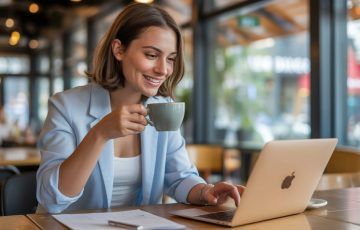 Solopreneuse utilisatrice d'un CRM pour sa TPE