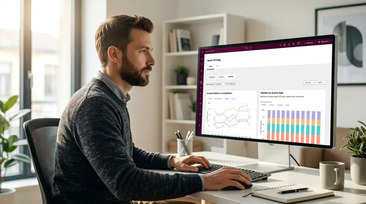 Utilisateur de HubSpot AEO pour la Citation Analysis