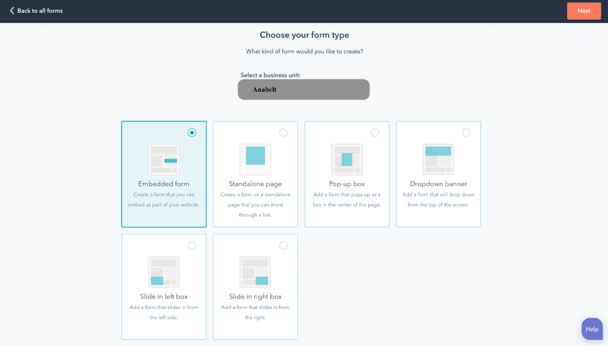 HubSpot Forms - Choix du bon type de formulaire