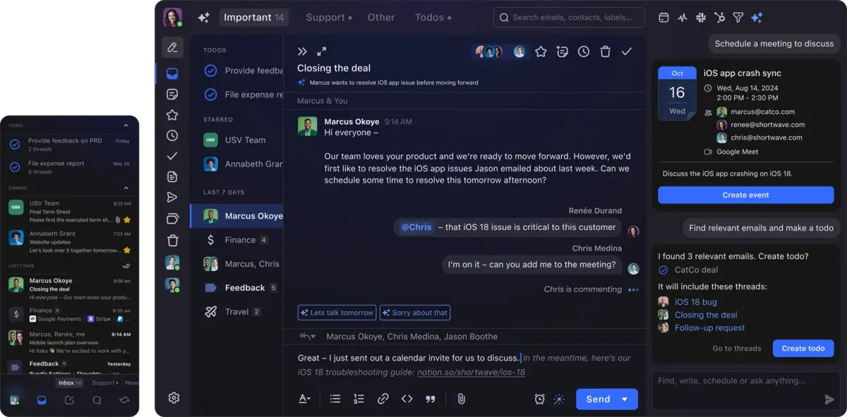 Shortwave : un second cerveau IA directement dans Gmail