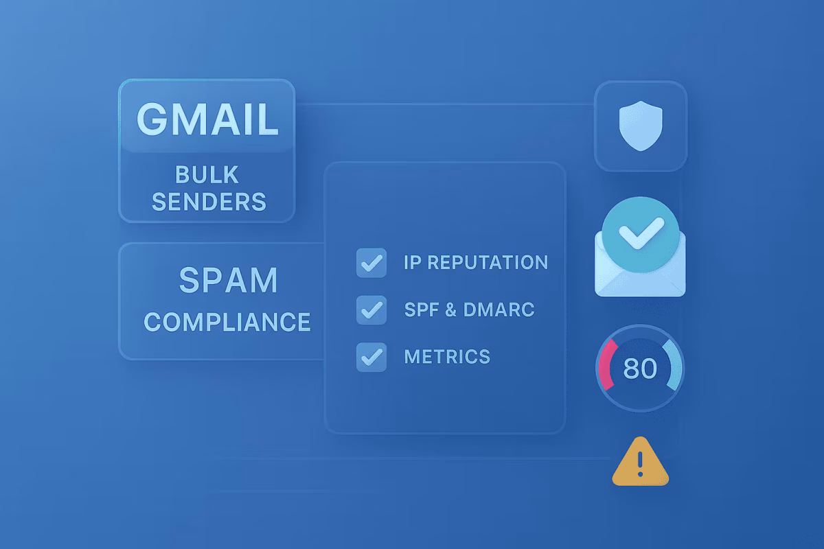 Gmail : Attention aux envois massifs sans warm-up