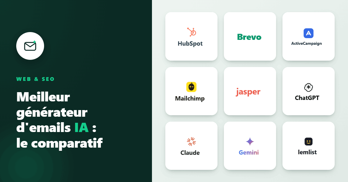 Meilleurs outils IA pour emailing personnalisé