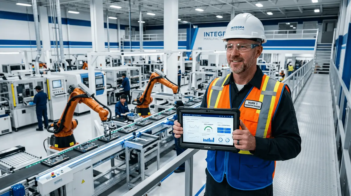 PME industrielle avec ERP satisfaite de Microsoft Dynamics 365