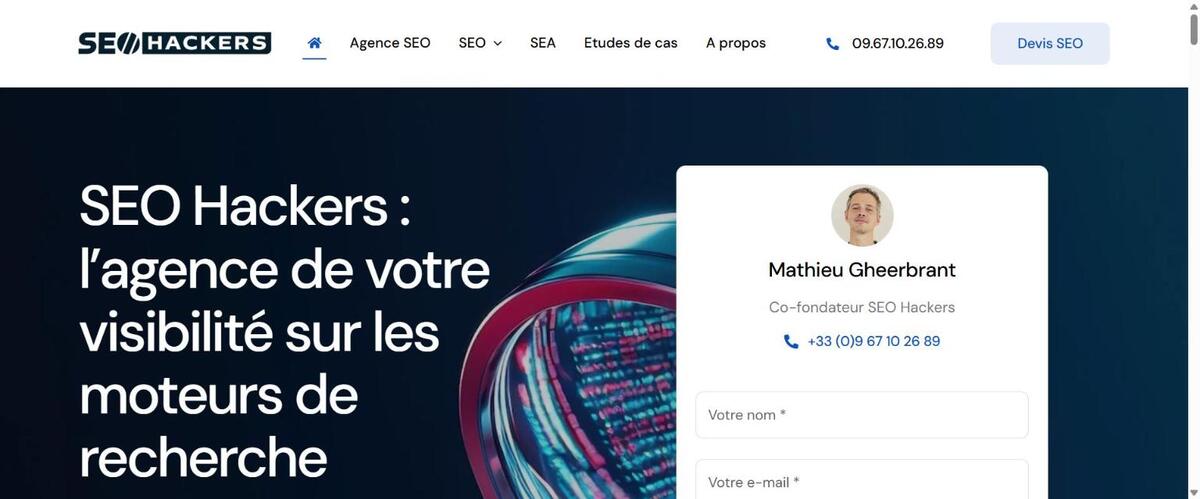 SEO Hackers, agence SEO à Paris