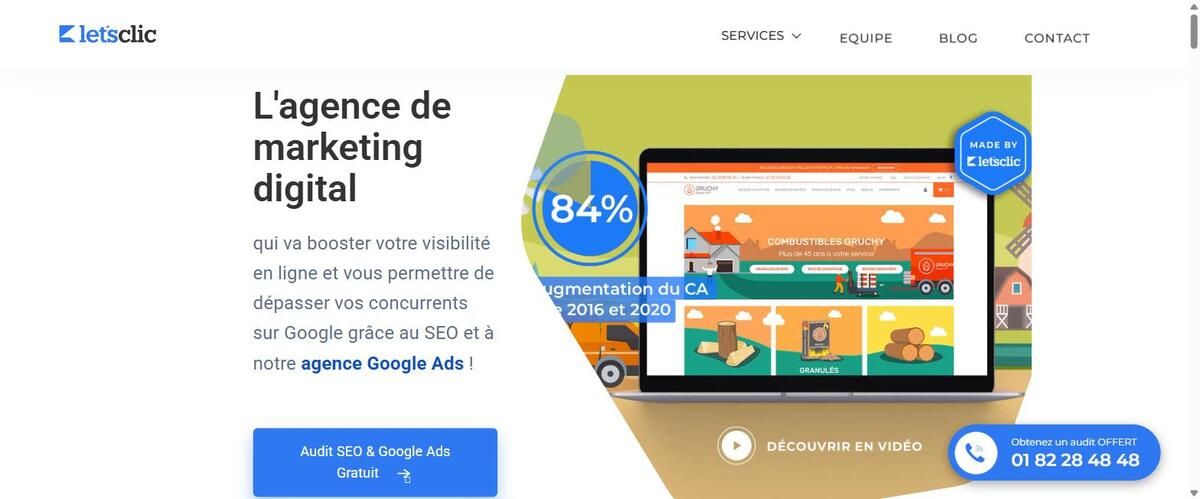 Let’s Clic, agence SEO et Google Ads à Paris