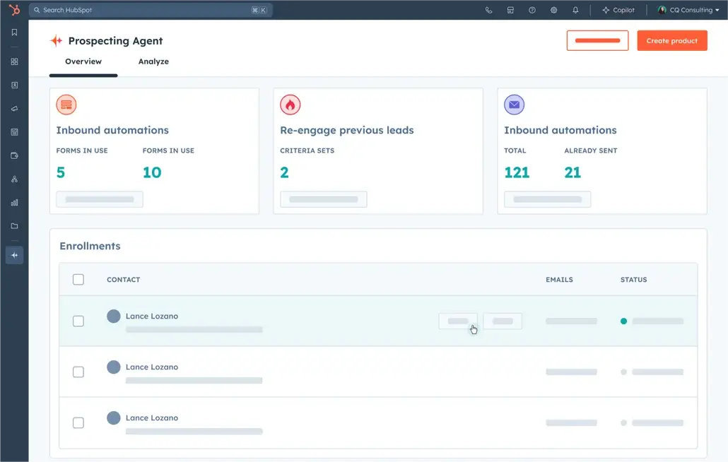 HubSpot Breeze Agent de prospection