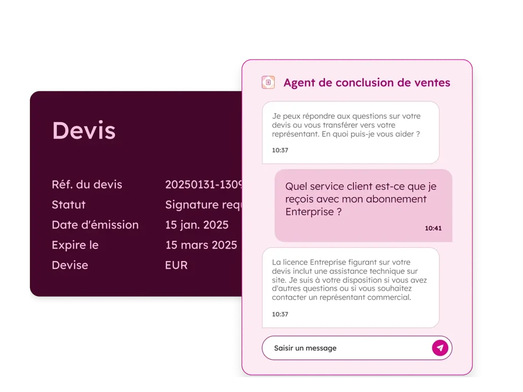 Logiciel CPQ IA pour les équipes commerciales - HubSpot Commerce Hub