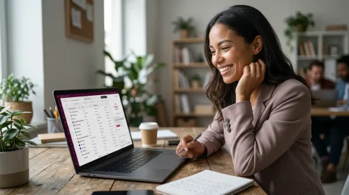 Utilisatrice de Breeze AI by HubSpot