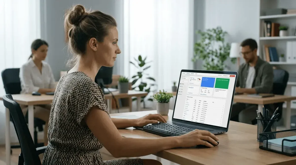 Data Analyst sur son dashboard Google Tag Manager