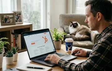 Meilleur logiciel de gestion de contacts : comparatif 2026 Entrepreneur cherchant son futur logiciel de gestion de contacts