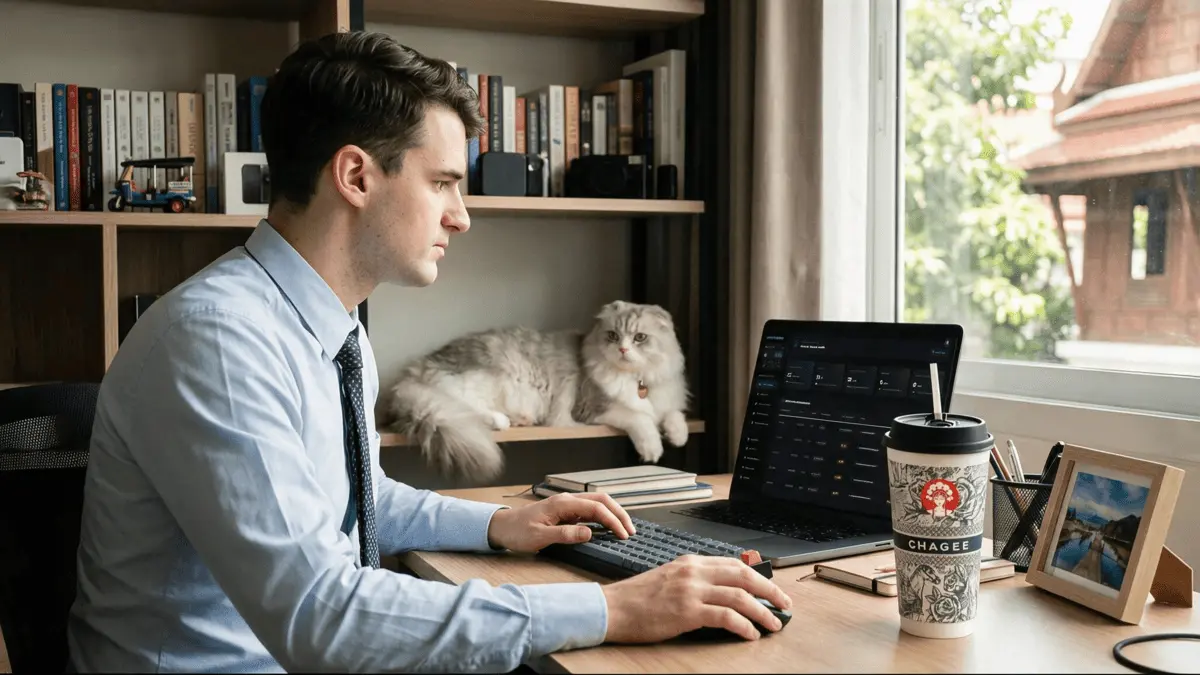 Maximilien Labadie en train de booster ses metrics SEO sur Metrics Booster